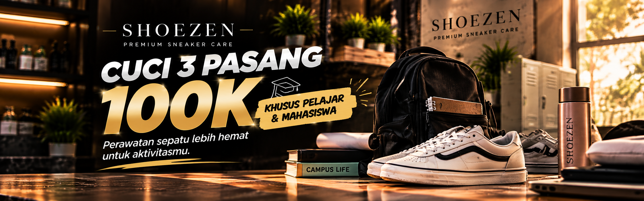 KHUSUS MAHASISWA CUCI 3 PASANG (100K)